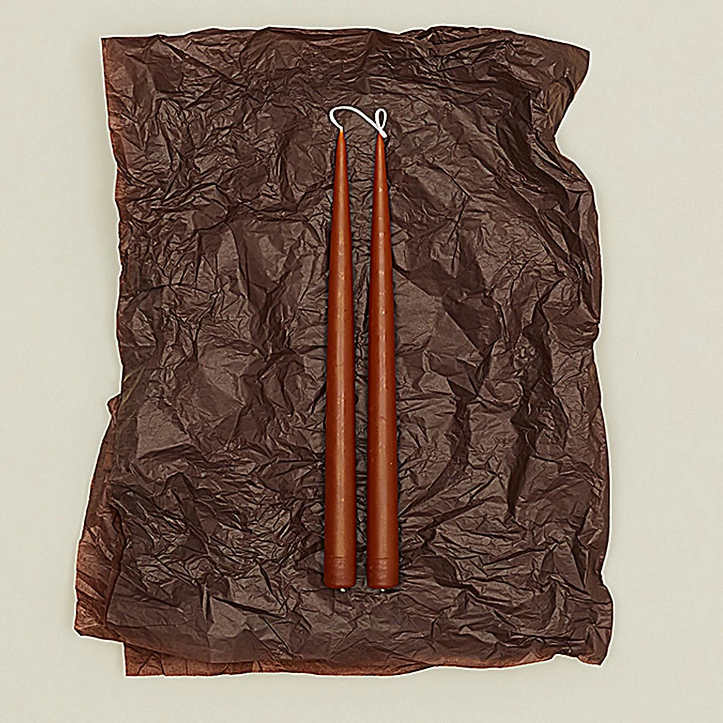 Hand Dipped Taper Set - Rust - Image 2