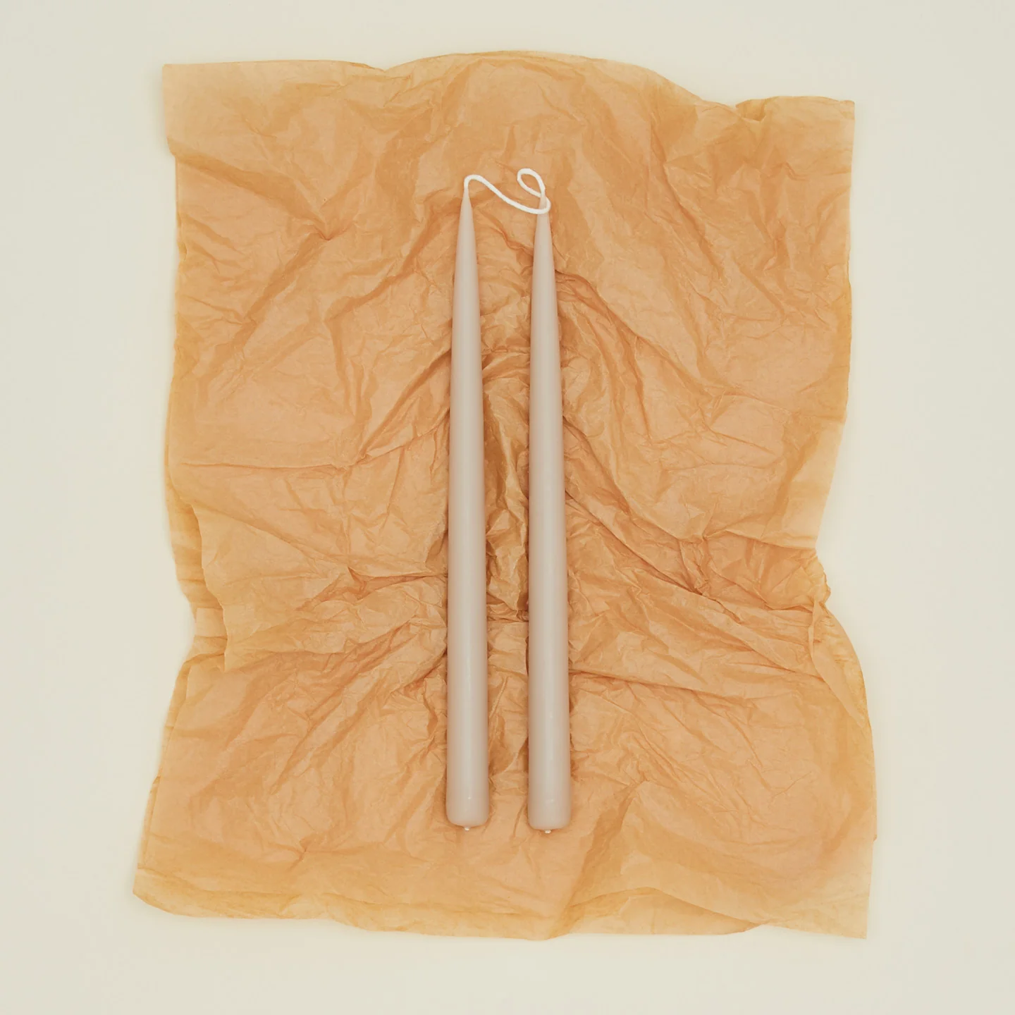 Hand Dipped Taper Set  - Taupe - Image 2