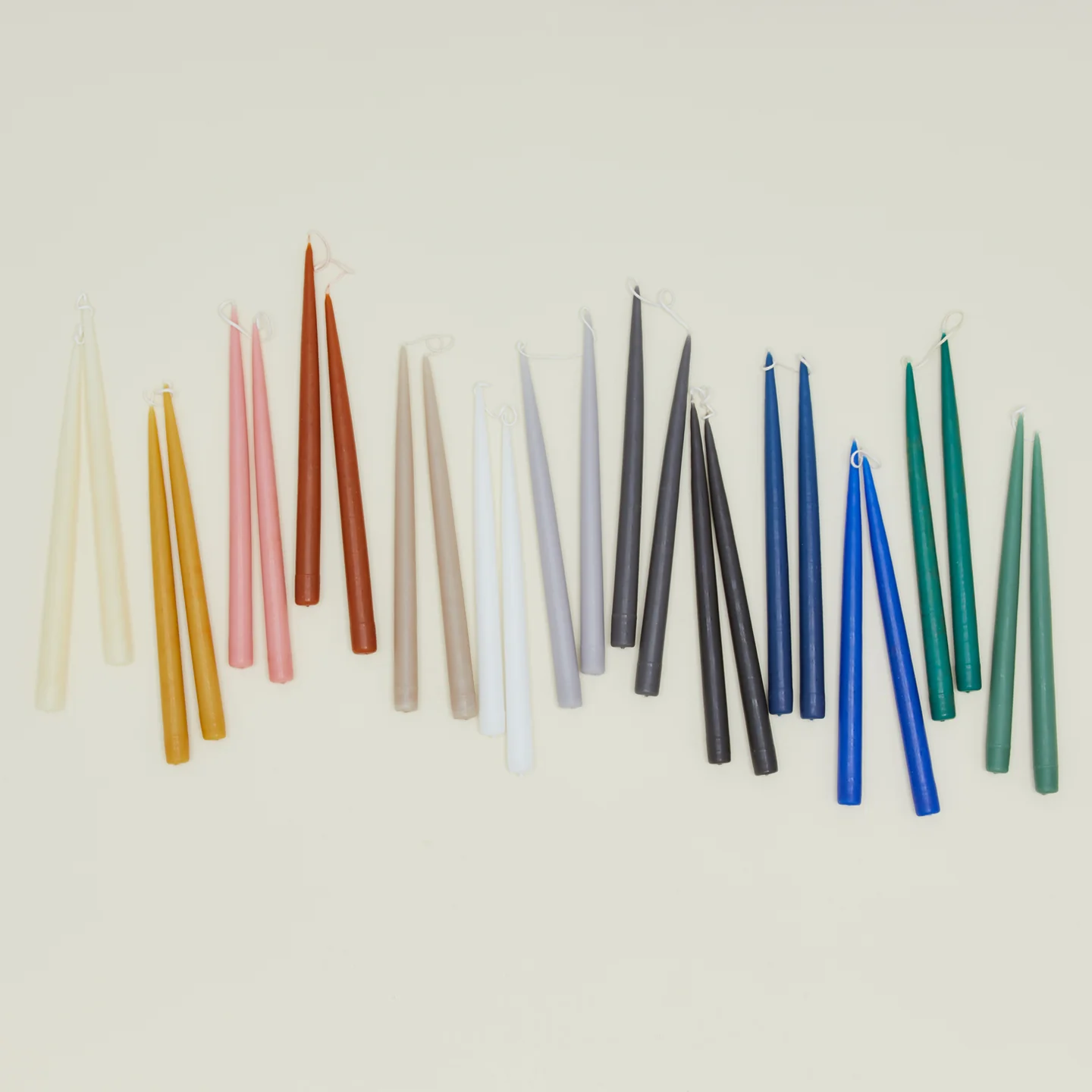 Hand Dipped Taper Set  - Taupe - Image 5