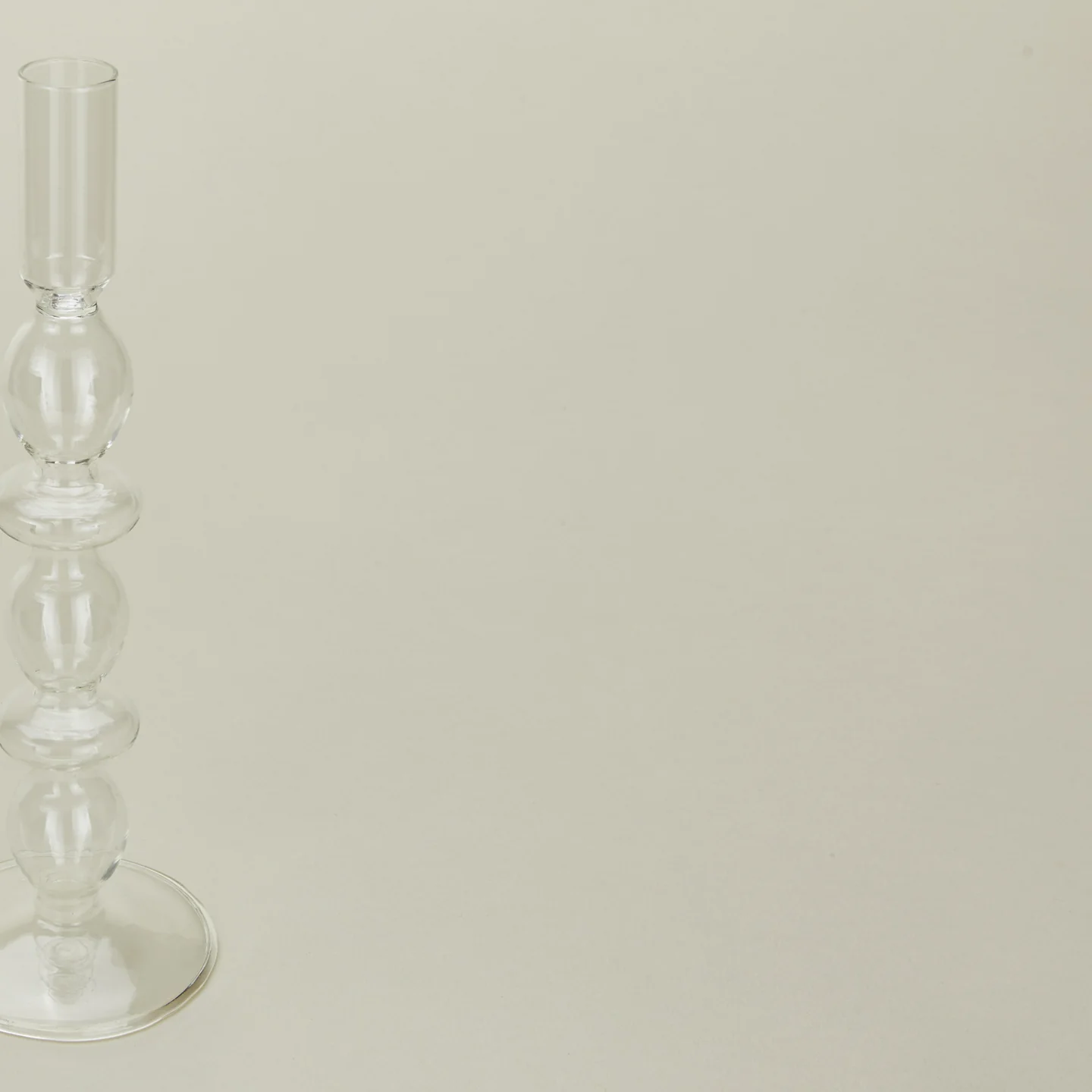 Bubble Candle Holder, Set of 2 - Clear - Image 3