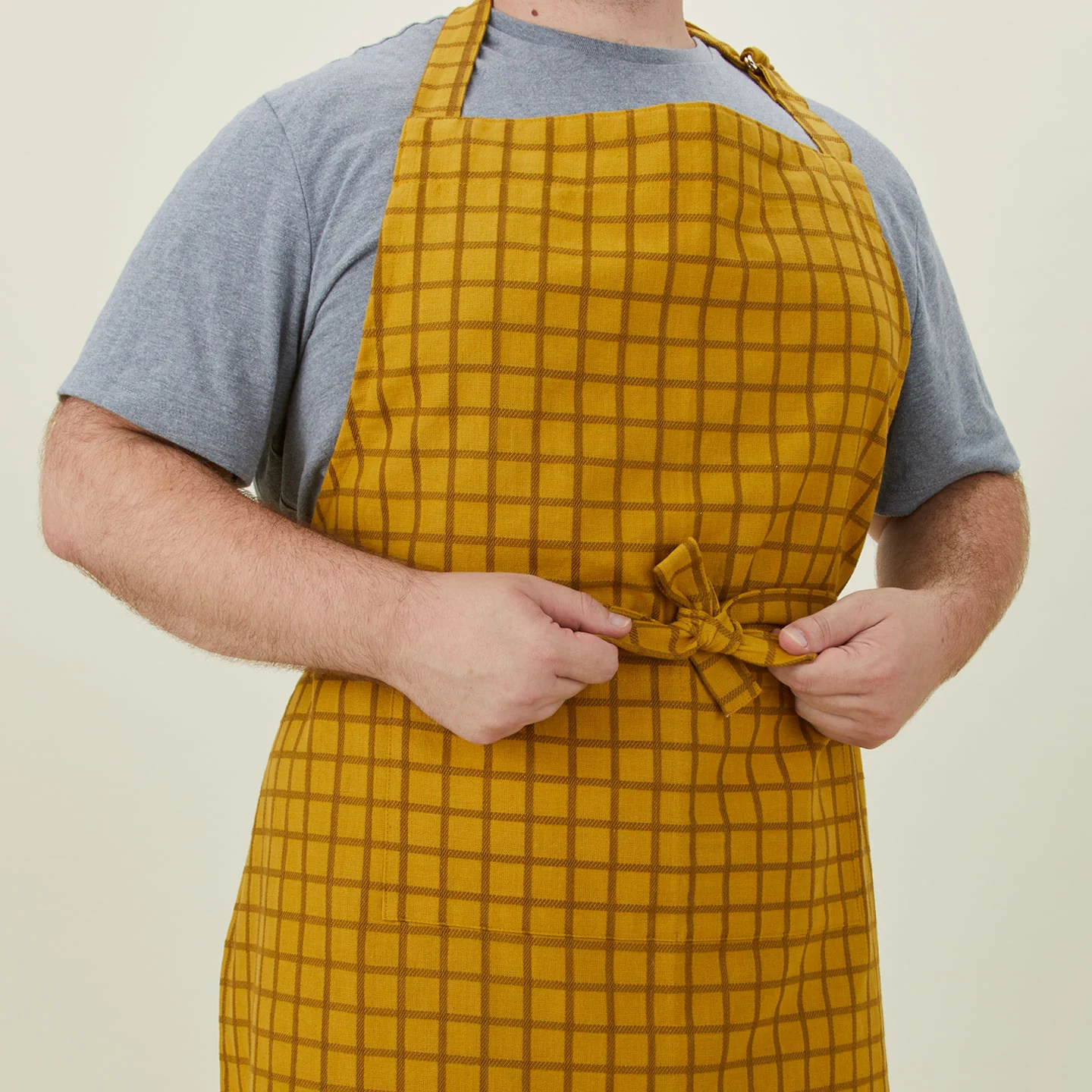 Essential Apron and Towel Bundle - Mustard/Bronze - Image 4