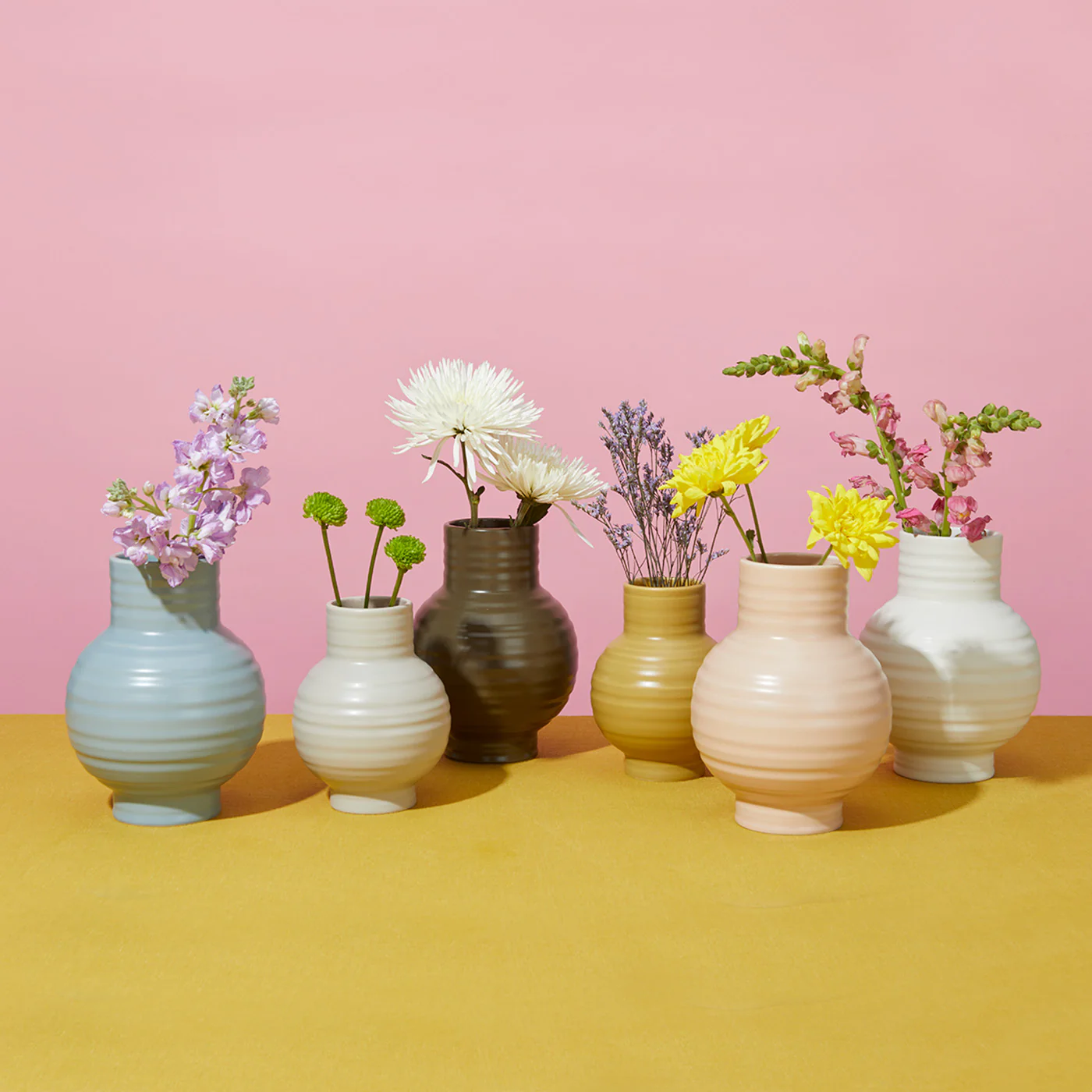 Essential Ceramic Vase - Olive - Image 5