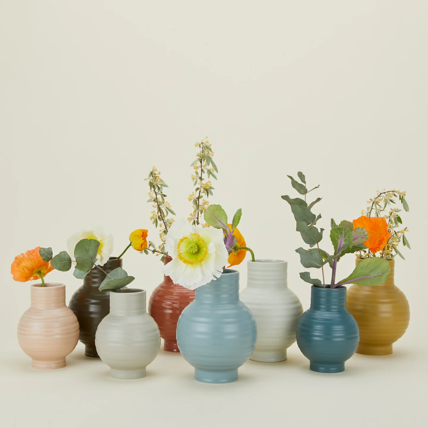 Essential Ceramic Vase - Olive - Image 6