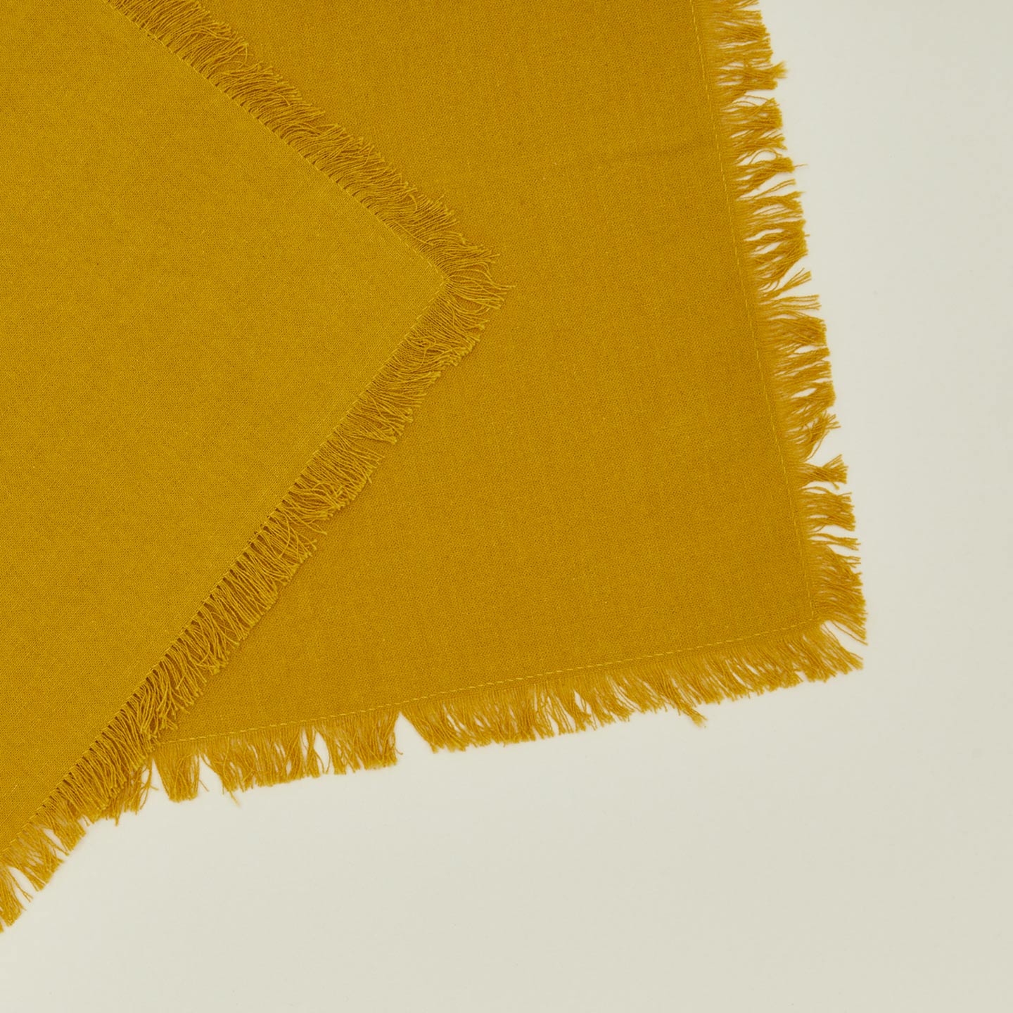 Essential Cocktail Napkins, Set of 4 - Mustard - Image 3