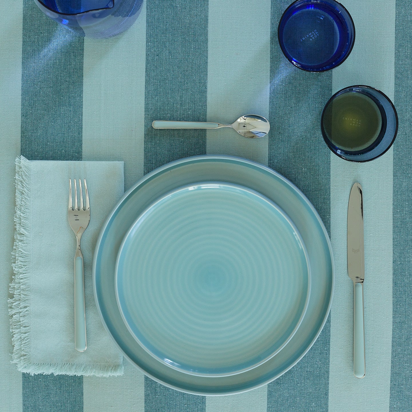 Essential Dinner Napkin, Set of 4 - Sky - Image 5