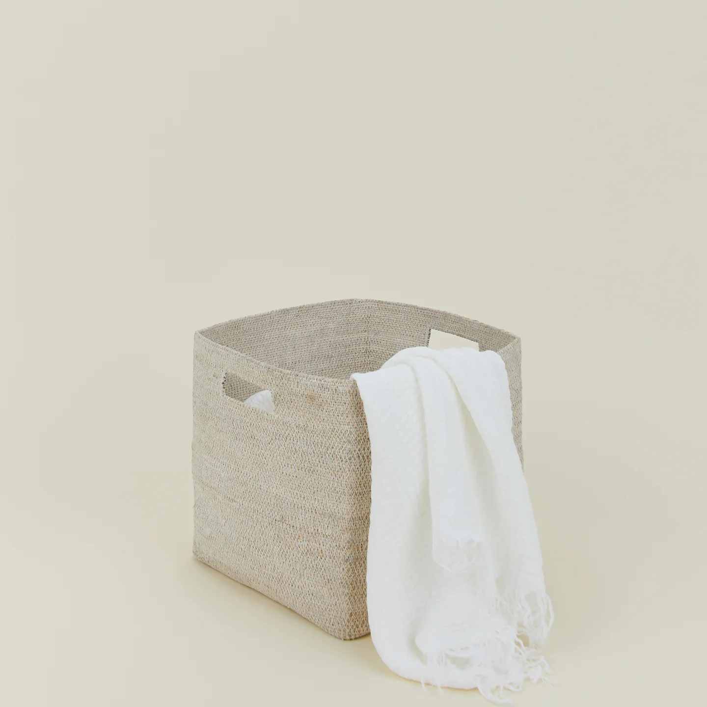 Essential Square Basket - White - Image 2