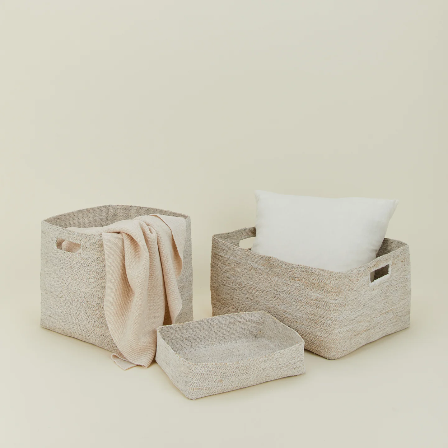 Essential Square Basket - White - Image 3