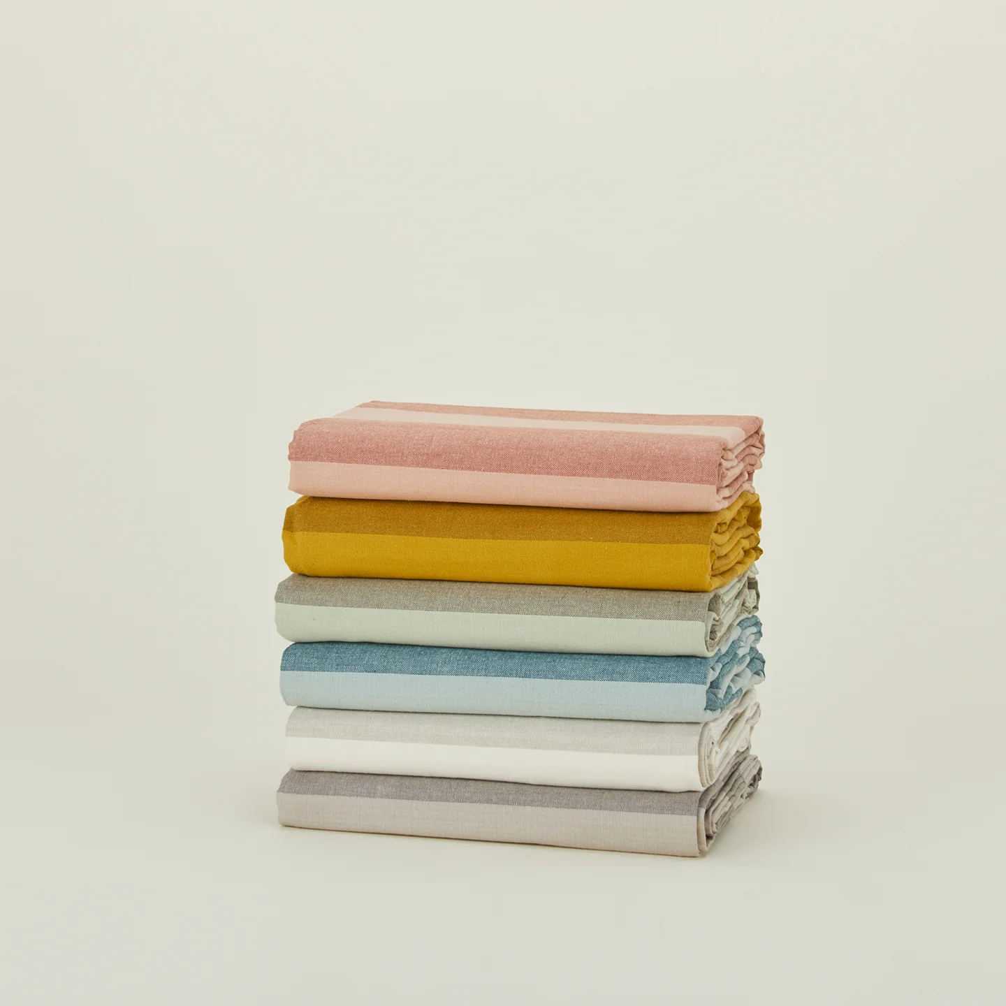 Essential Striped Tablecloth - Blush/Terracotta - Image 6