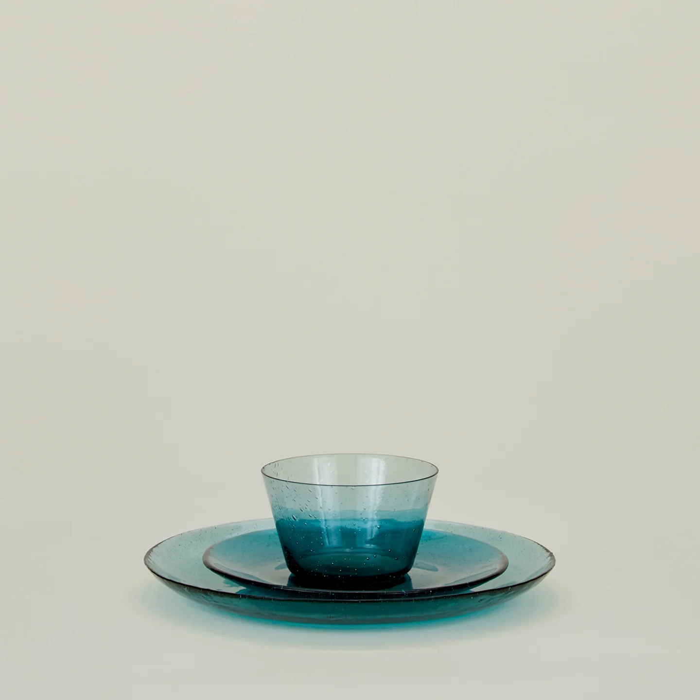 Glass Dinner Plate - Peacock - Image 5