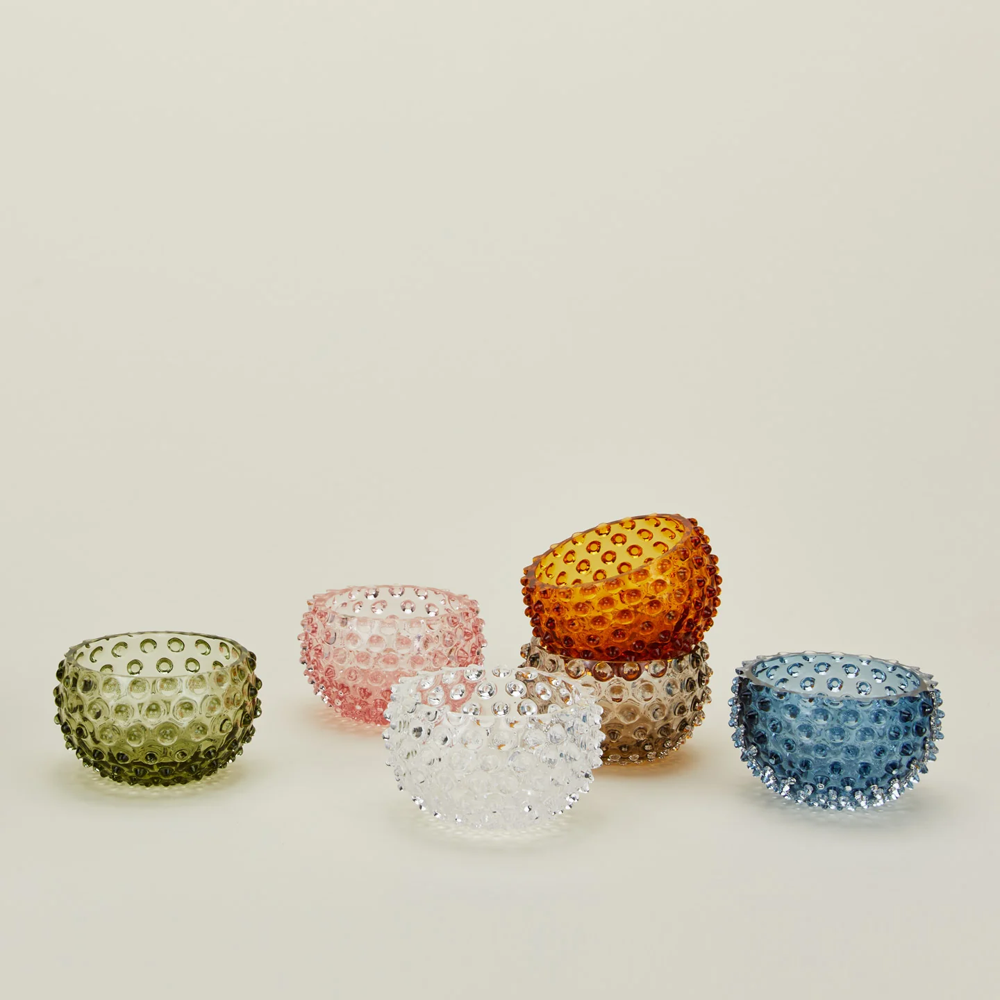 Hobnail Tapas Bowl - Blush - Image 5