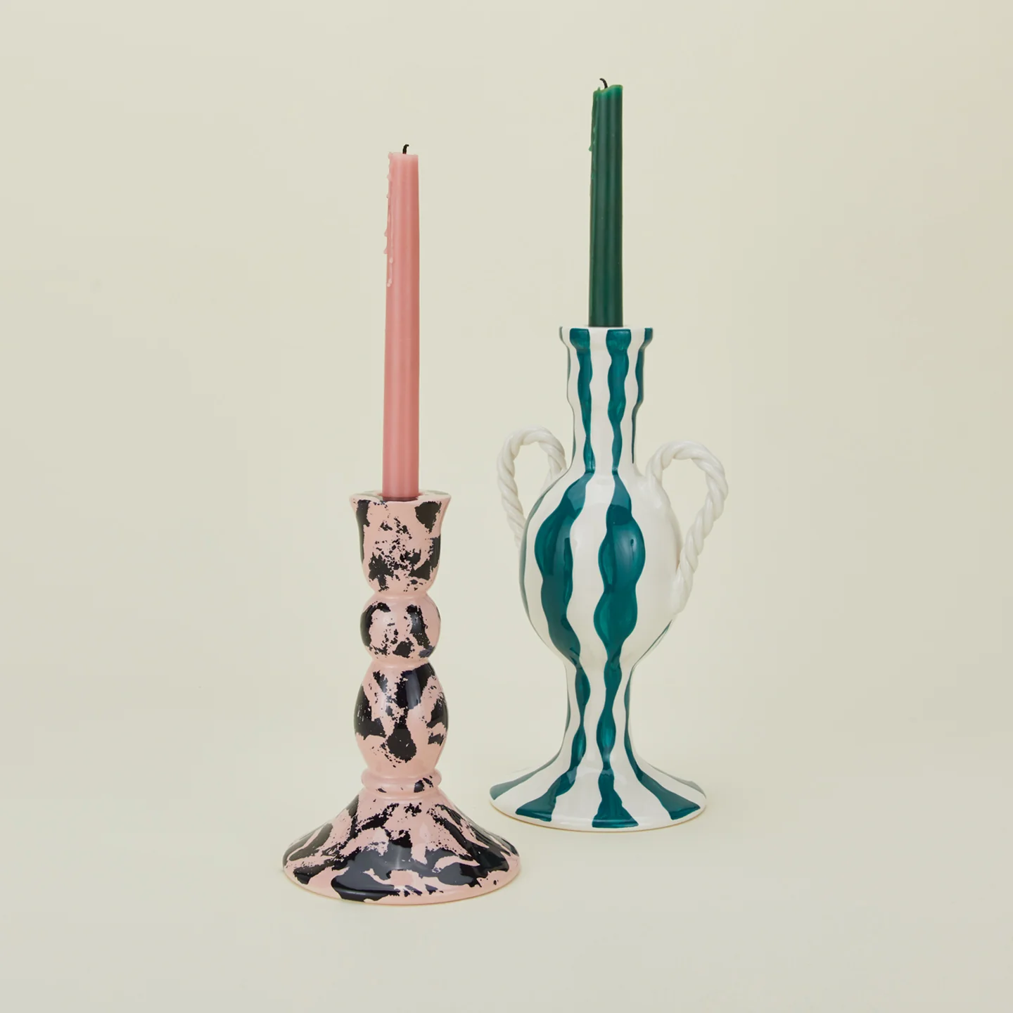 Lumiere Candle Holder - Pink/Indigo - Image 5