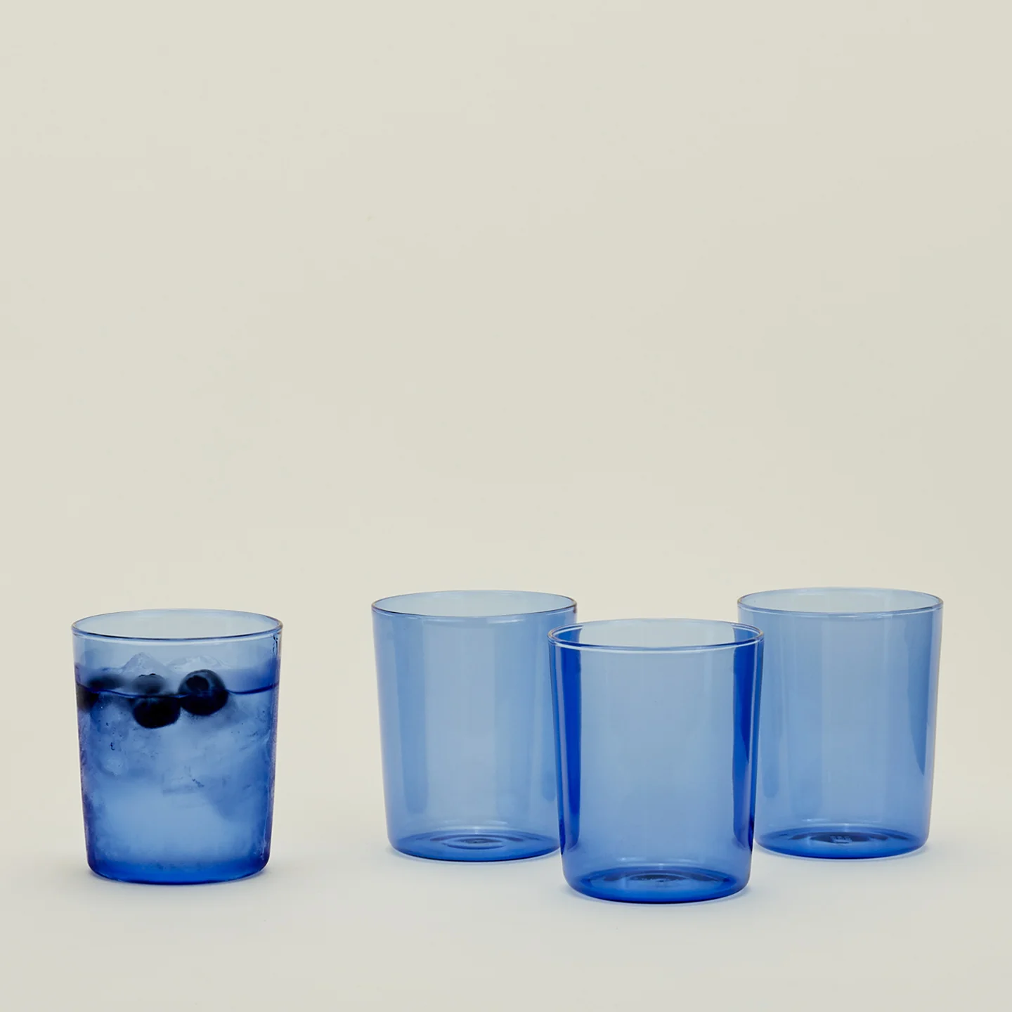 Essential Glassware, Set of 4 - Blue - Image 5