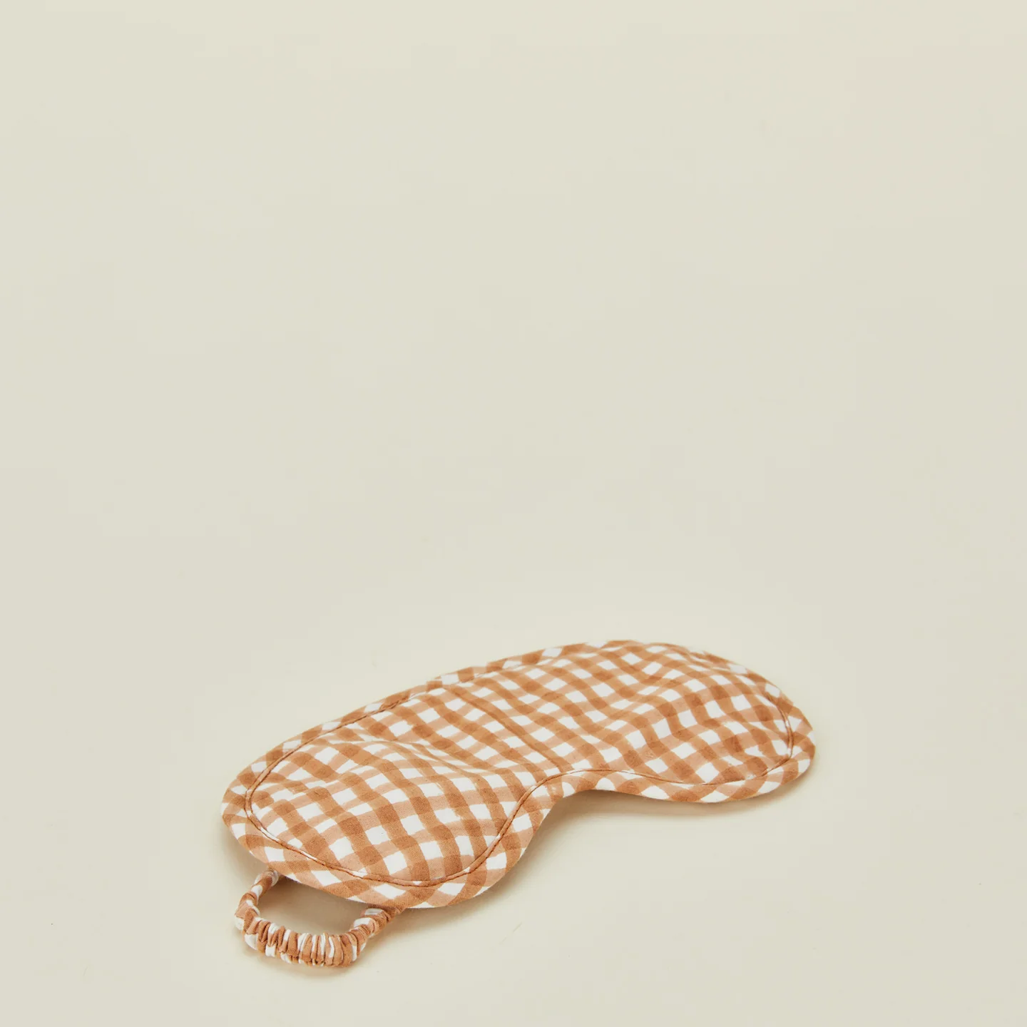 Organic Cotton Eye Mask - Toffee - Image 2