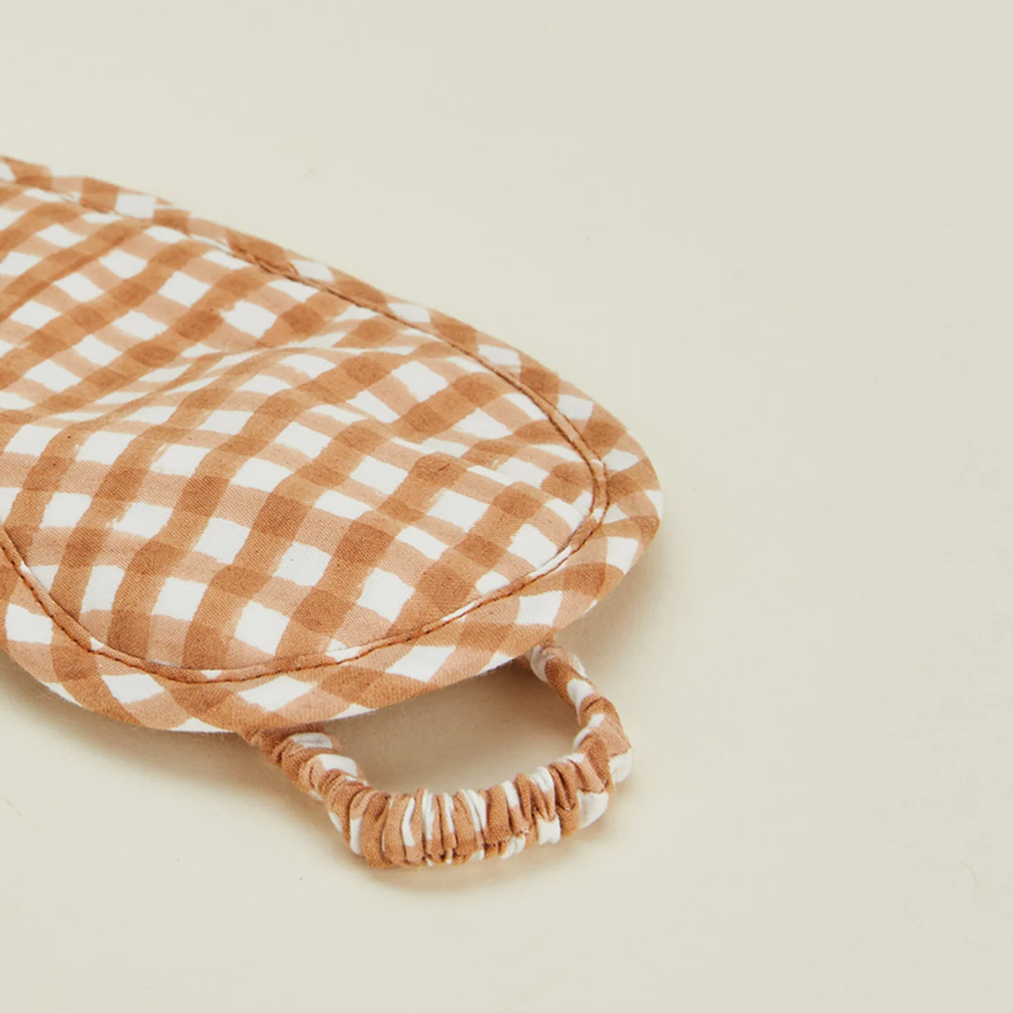 Organic Cotton Eye Mask - Toffee - Image 3