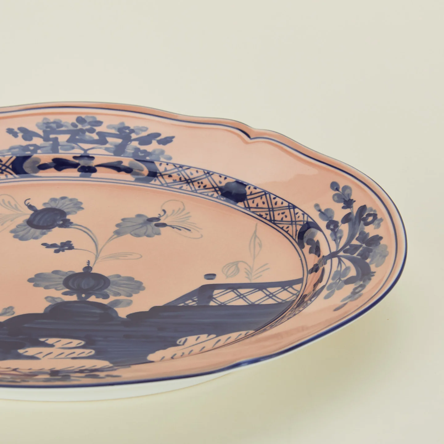 Oriente Italiano Oval Platter, 15" - Cipria - Image 4