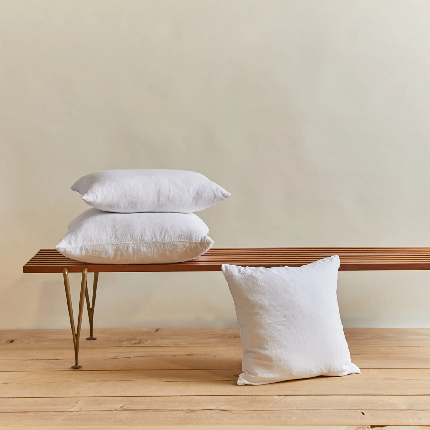 Simple Linen 12x22 Pillow - White - Image 5