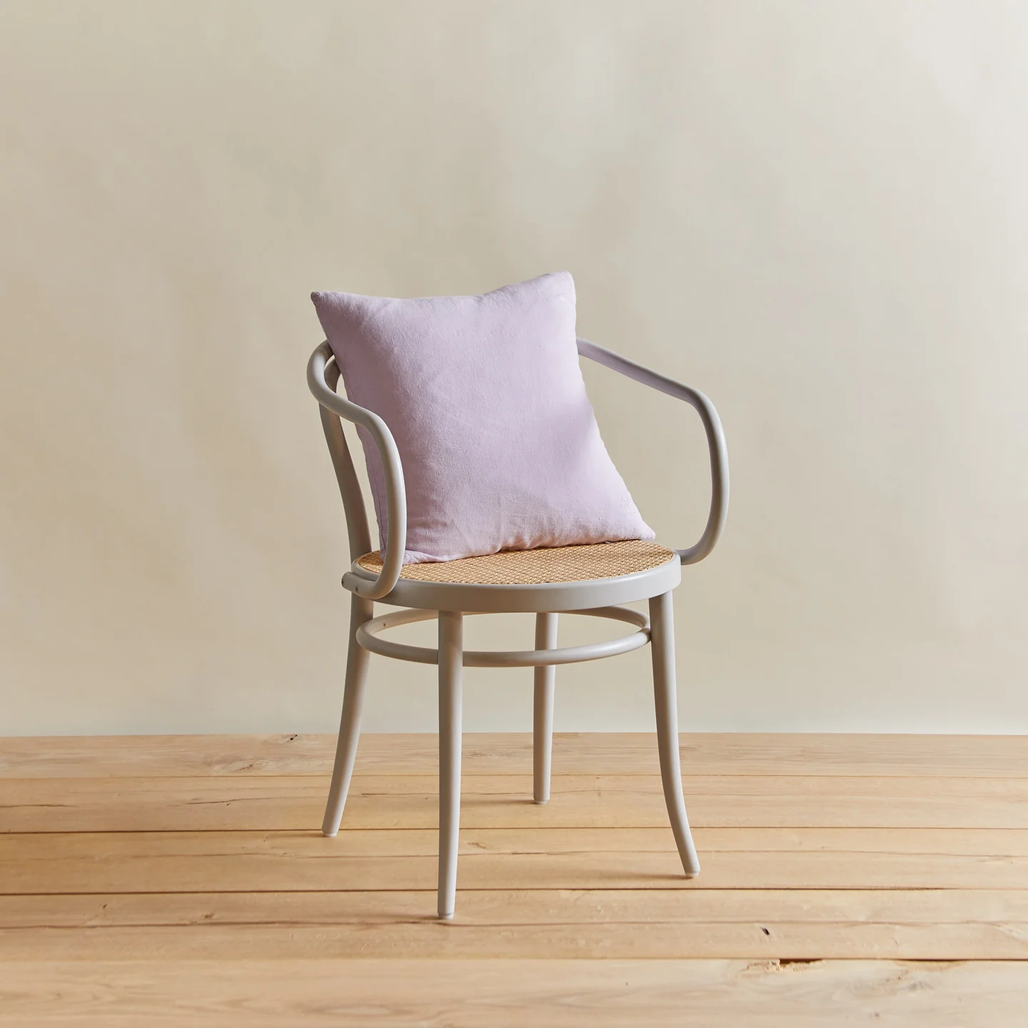 Simple Linen 18x18 Pillow - Lilac - Image 4
