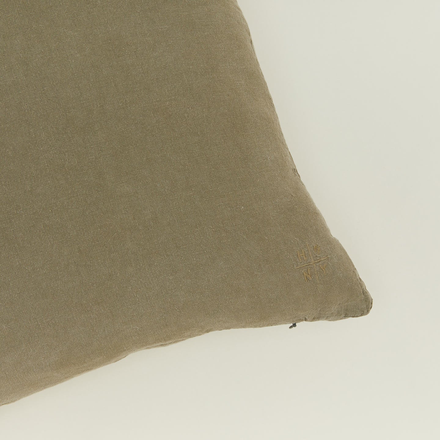 Simple Linen 18x18 Pillow - Olive - Image 3