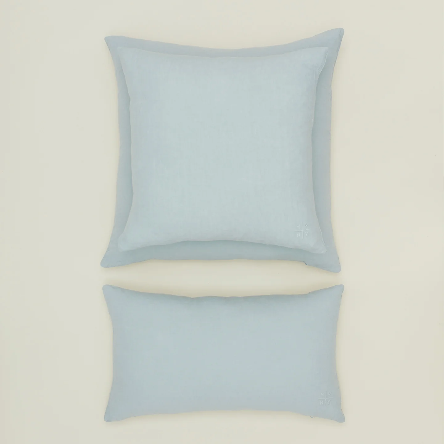 Simple Linen 18x18 Pillow - Sky - Image 2