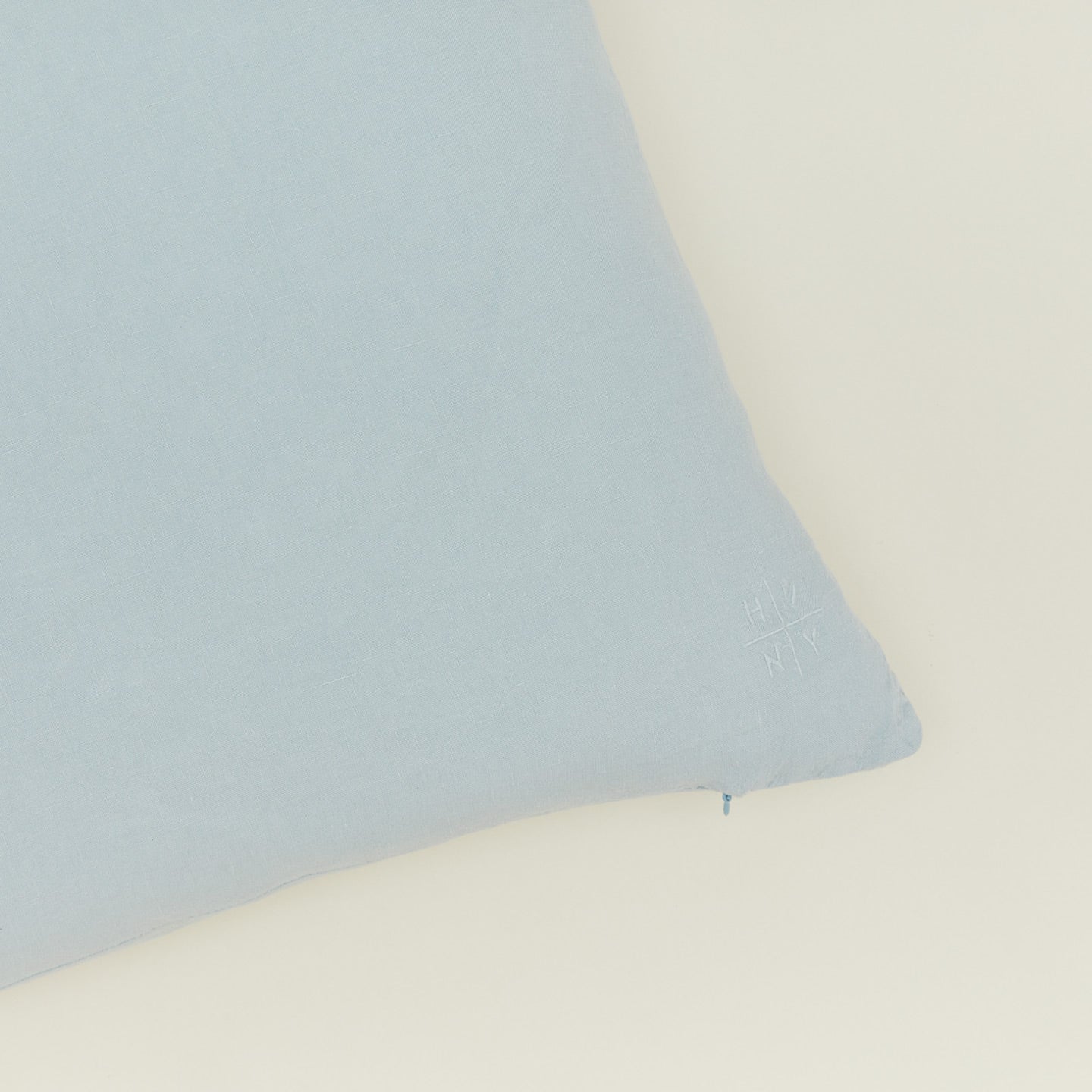 Simple Linen 18x18 Pillow - Sky - Image 3