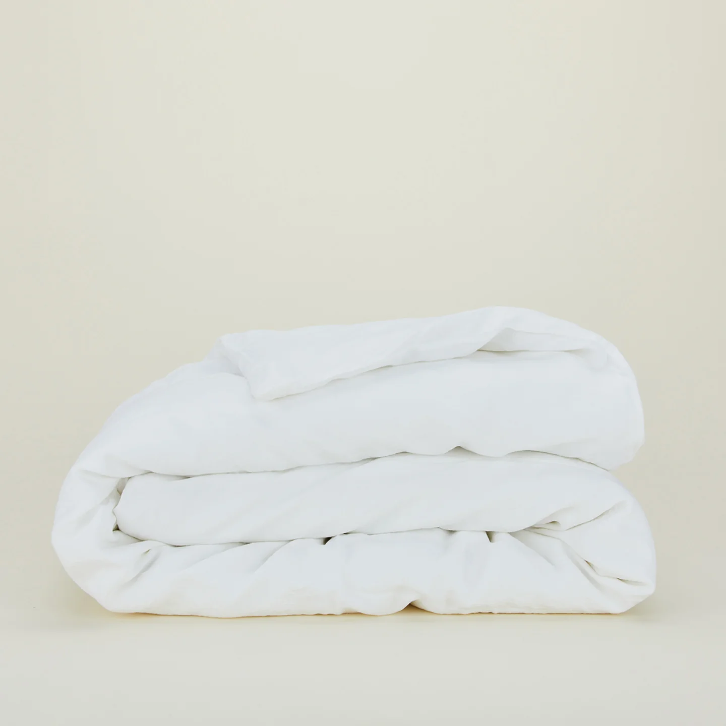 Simple Linen Duvet - White