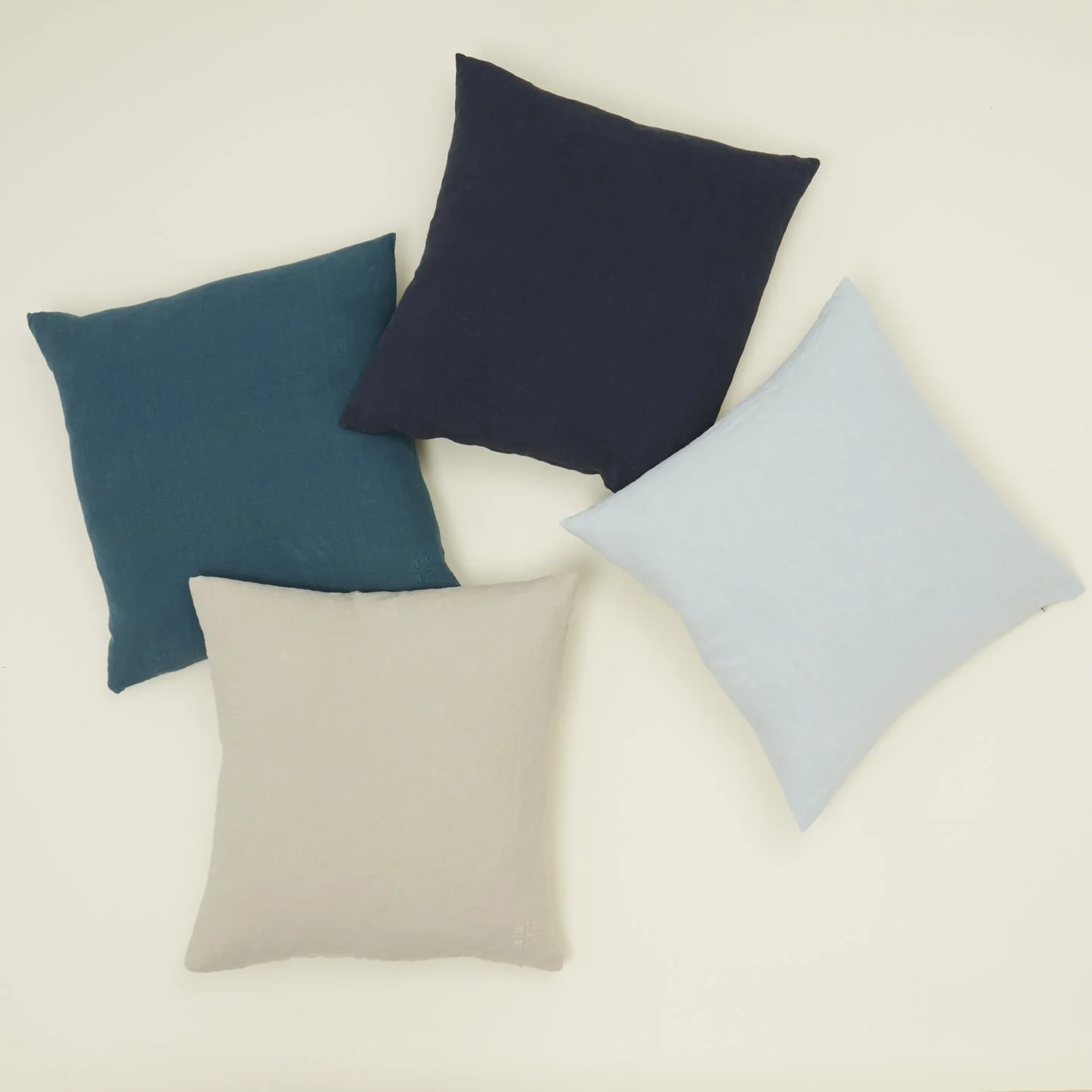 Simple Linen Euro Sham - Peacock - Image 3