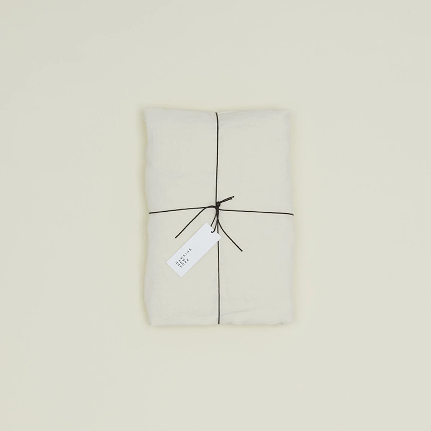 Simple Linen Fitted Sheet - Ivory - Image 4