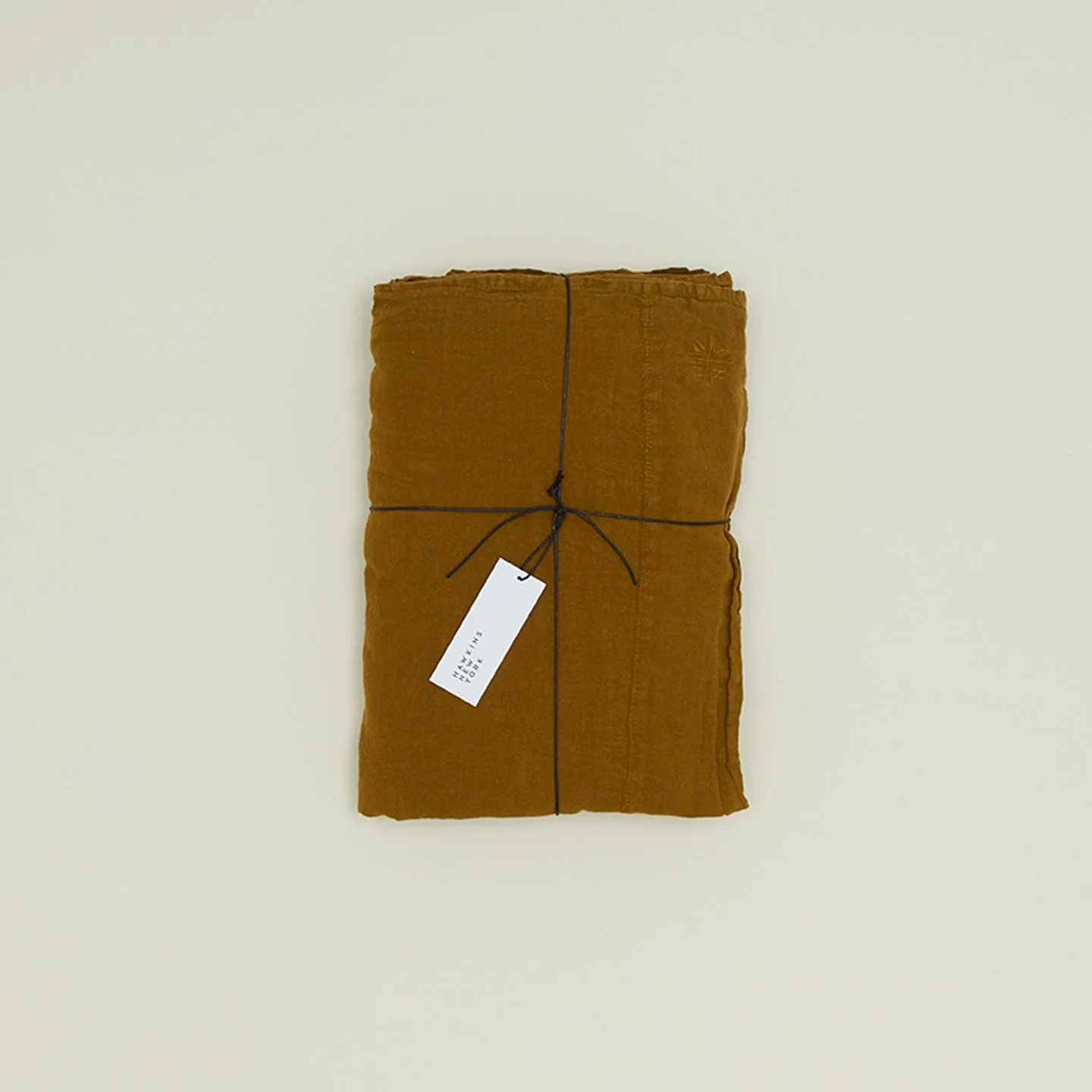 Simple Linen Flat Sheet - Bronze - Image 4