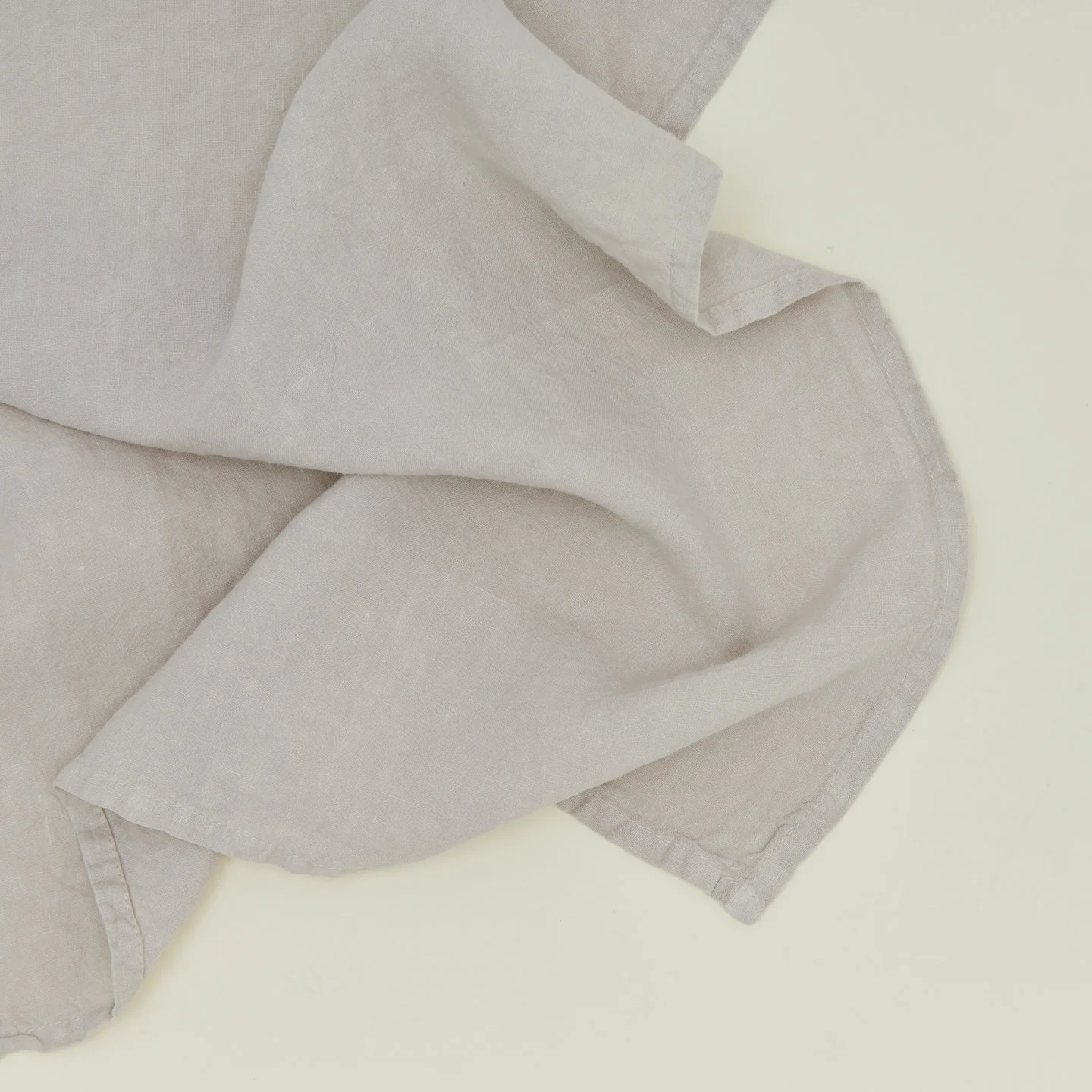 Simple Linen Napkin - Light Grey - Image 3