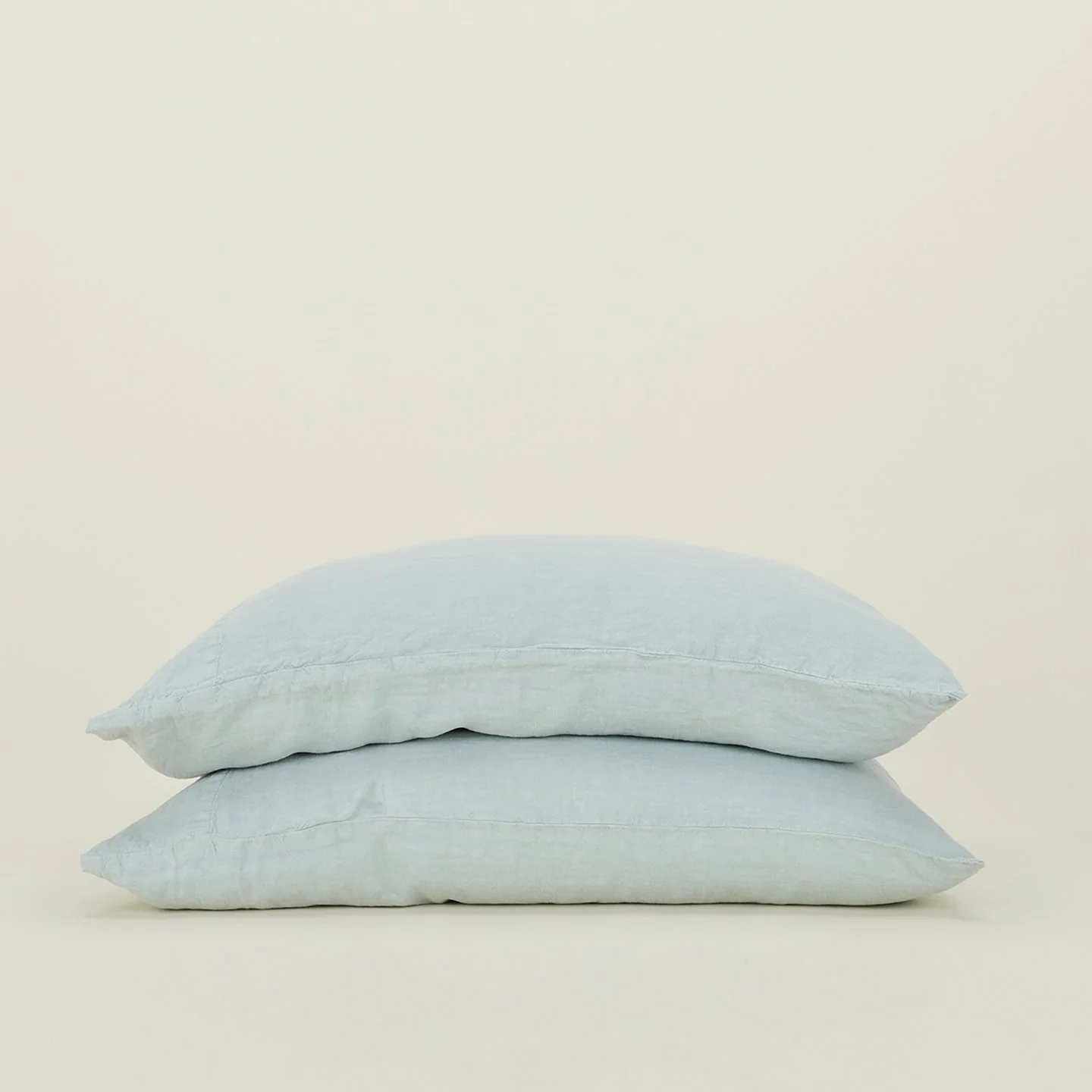 Simple Linen Pillowcases, Set of 2 - Sky