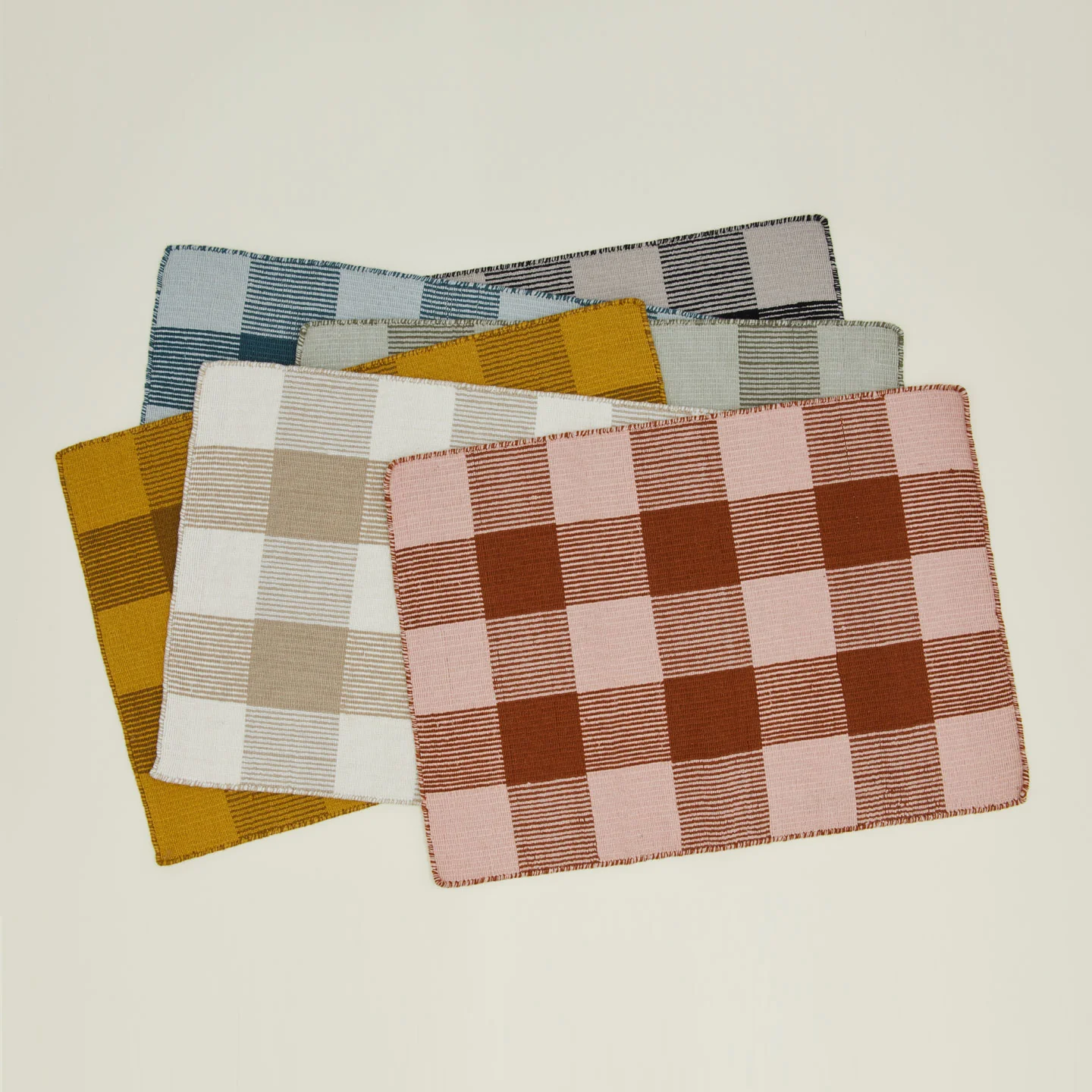 Simple Plaid Rug - Sky/Peacock - Image 3