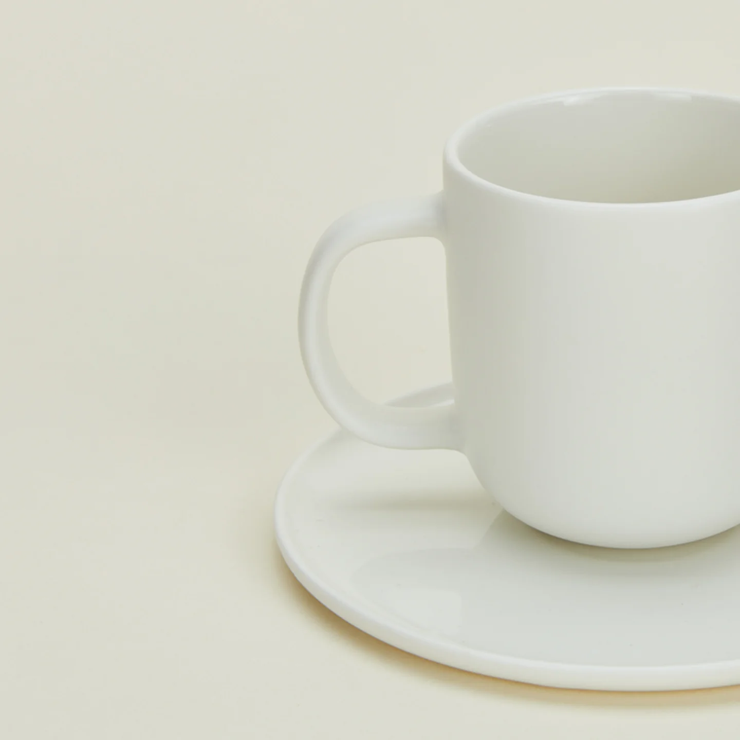 Simple Porcelain Espresso Mugs, Set of 2 - Image 4