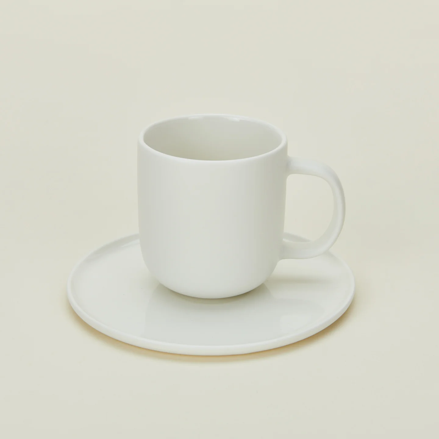 Simple Porcelain Espresso Mugs, Set of 2 - Image 5