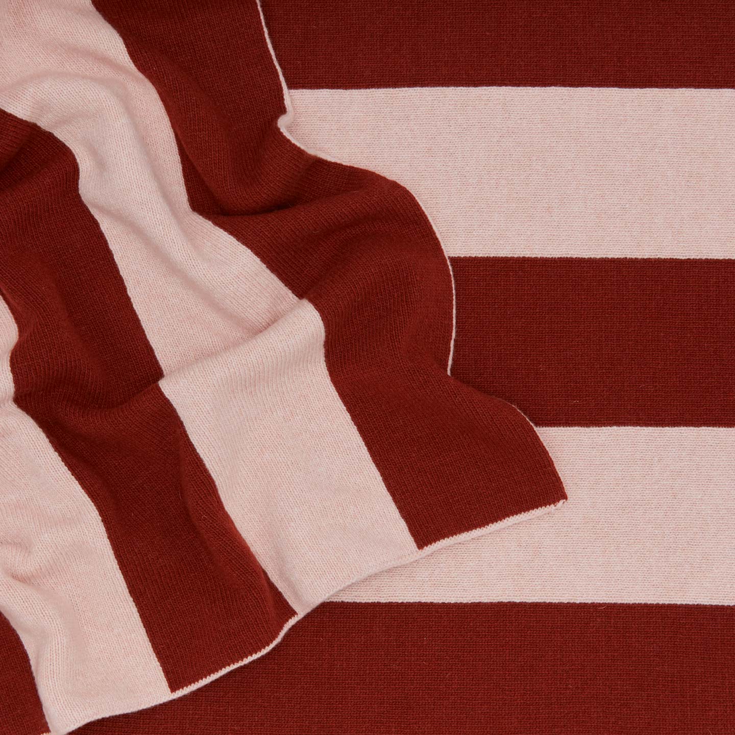 Simple Striped Throw - Blush/Terracotta - Image 3