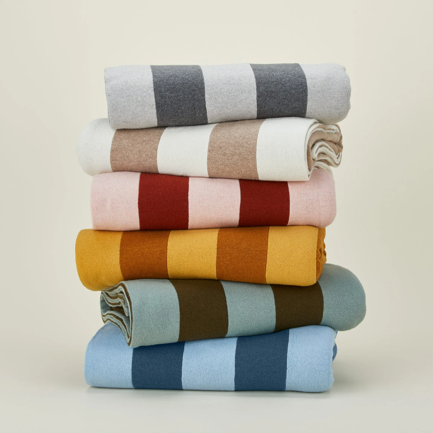 Simple Striped Throw - Blush/Terracotta - Image 4