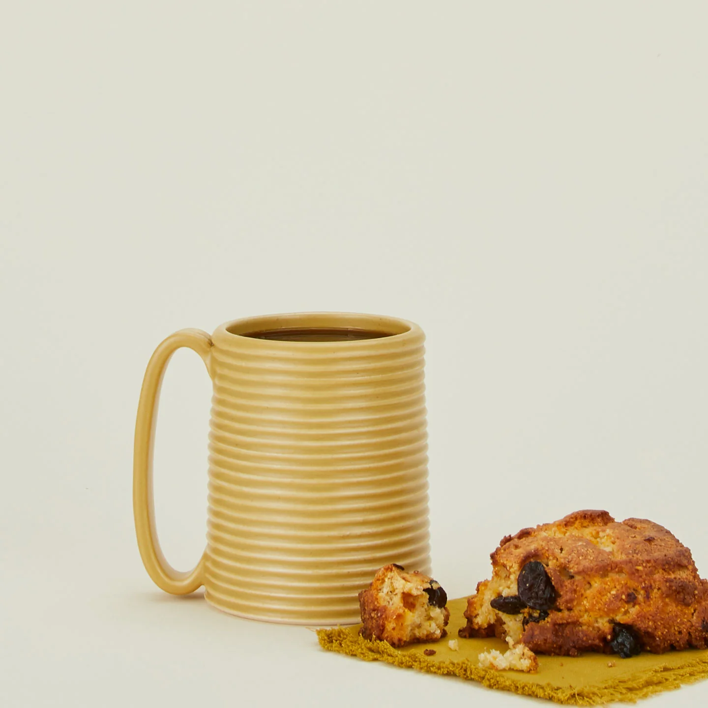 Tall Ribbed Mug - Marigold - Image 2