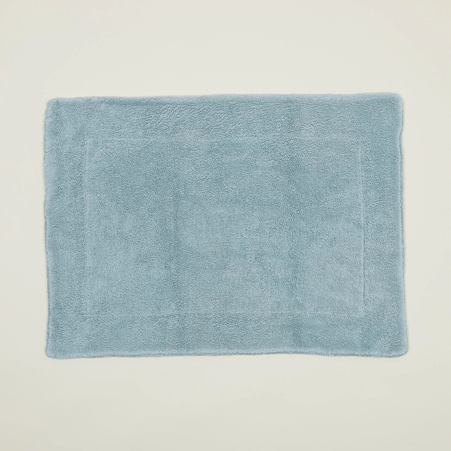 Simple Terry Bath Mat - Sky