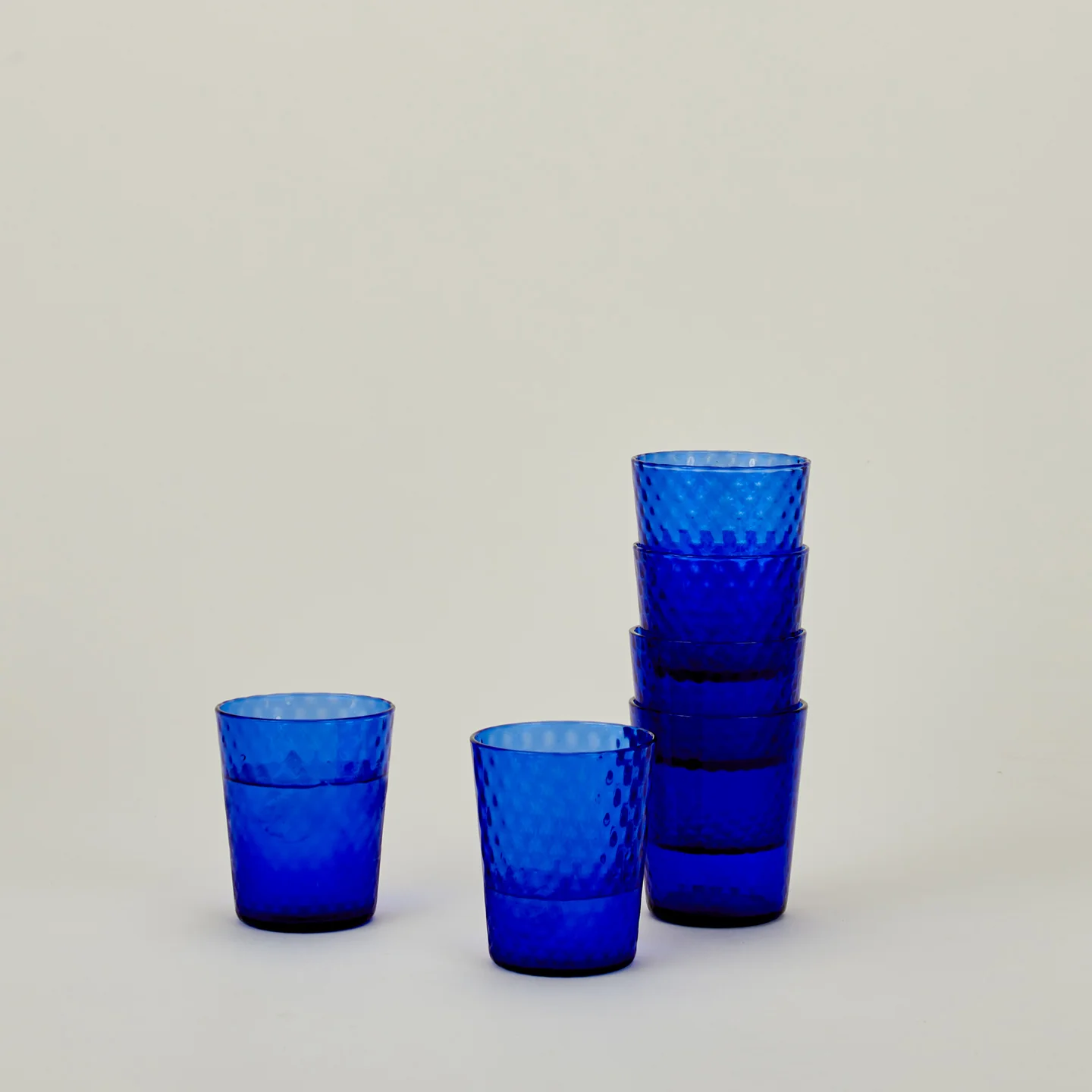 Veneziano Tumbler, Set of 6 - Cobalt - Image 2