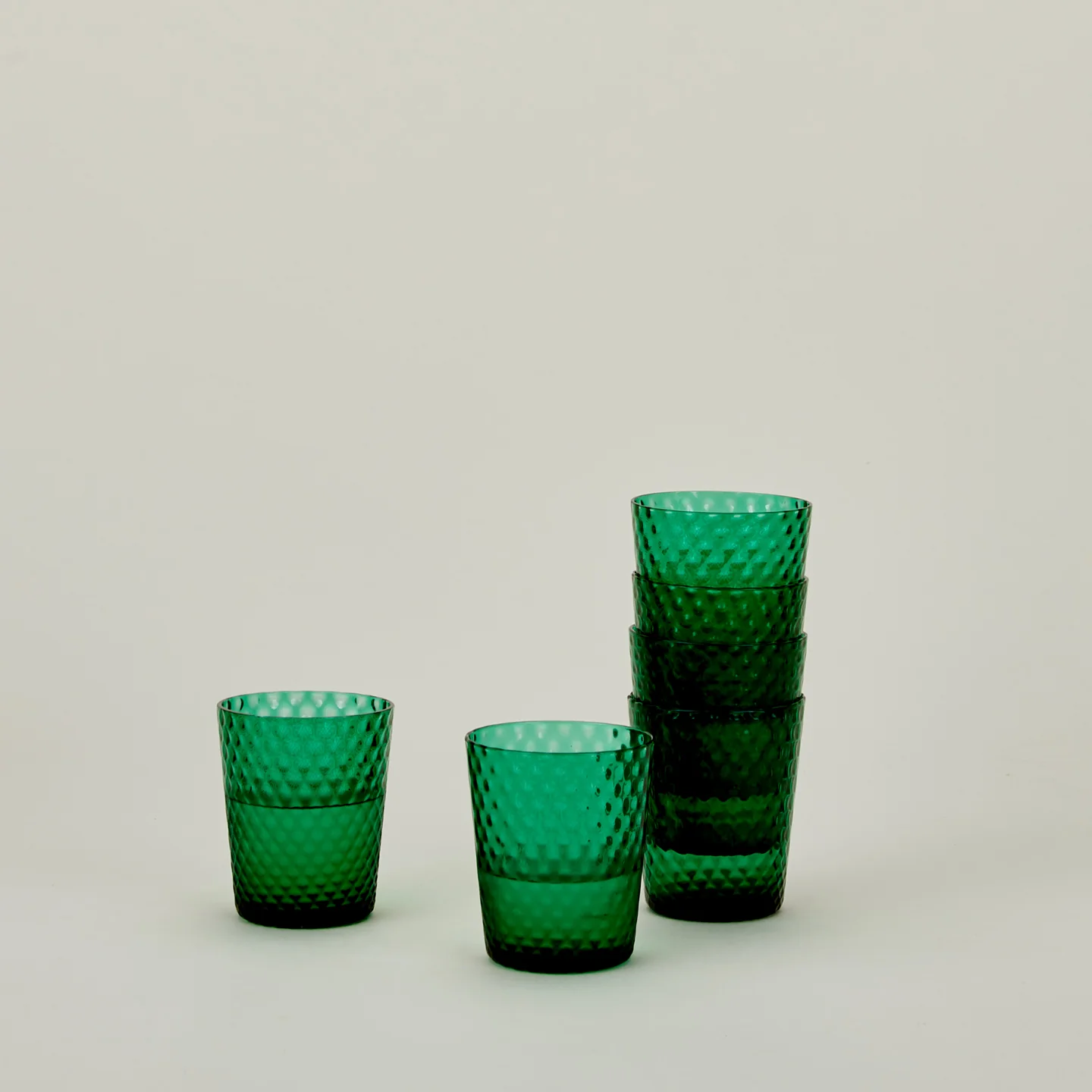 Veneziano Tumbler, Set of 6 - Green - Image 2