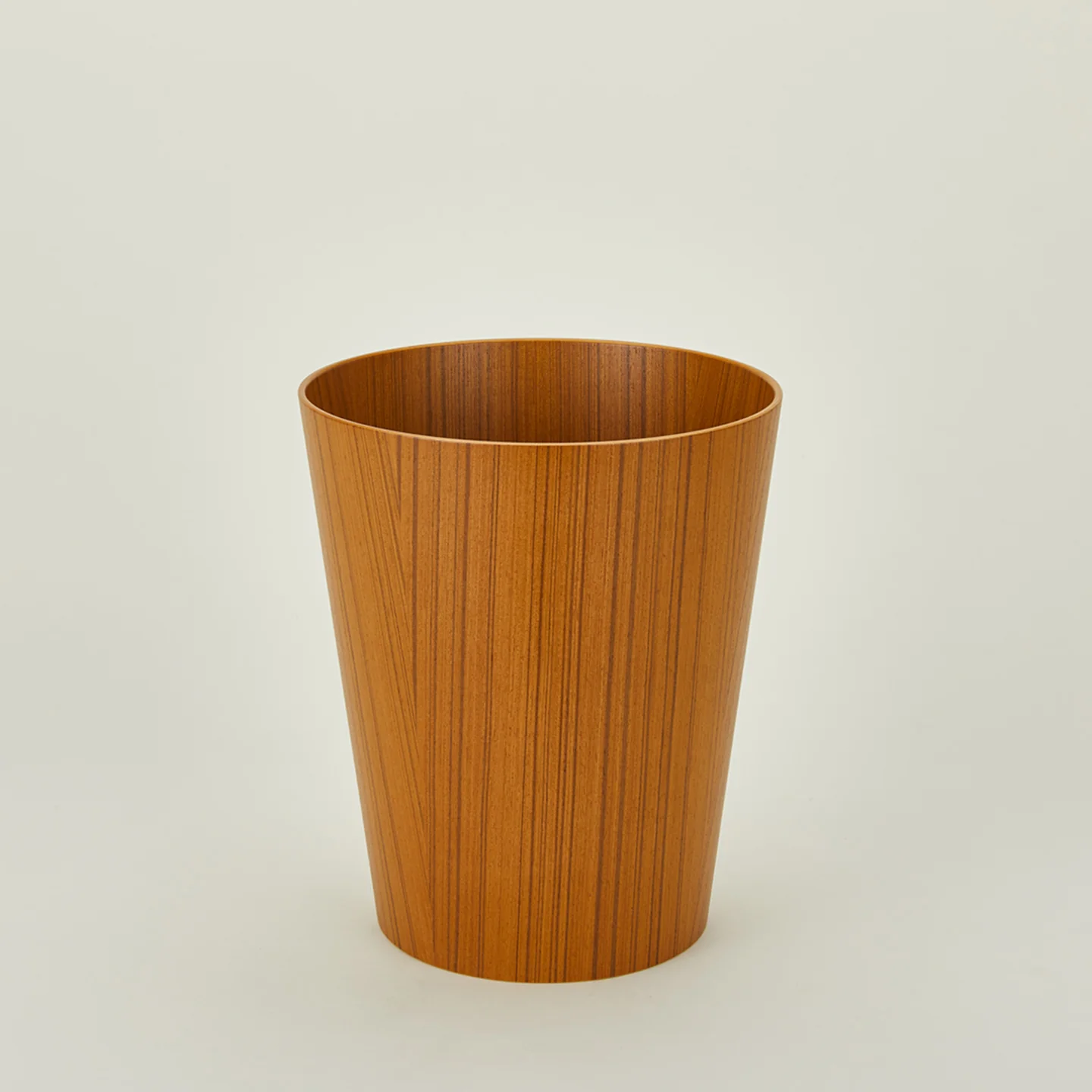 Tapered Wooden Wastebasket - Natural